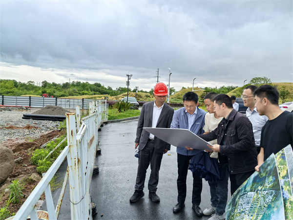 5月9日，常務(wù)副縣長戴維調(diào)研富豐新城片區(qū)項目，潘總、余總陪同1.jpg